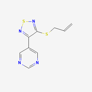 5-{4-[(Prop-2-en-1-yl)sulfanyl]-1,2,5-thiadiazol-3-yl}pyrimidine