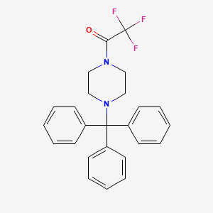 2,2,2-Trifluoro-1-[4-(triphenylmethyl)piperazin-1-yl]ethan-1-one