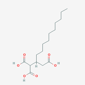 2-Decylpropane-1,1,3-tricarboxylic acid