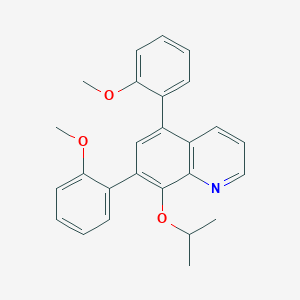 5,7-Bis(2-methoxyphenyl)-8-[(propan-2-yl)oxy]quinoline