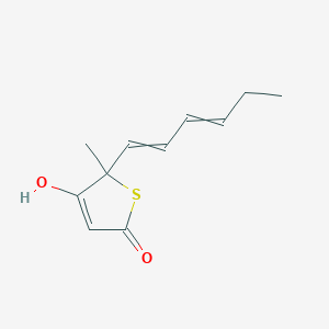 2-(Hexa-1,3-dien-1-yl)-5-hydroxy-2-methylthiophen-3(2H)-one