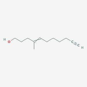 4-Methylundec-4-EN-10-YN-1-OL