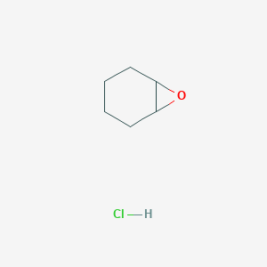 molecular formula C6H11ClO B12611329 7-Oxabicyclo[4.1.0]heptane-hydrogen chloride CAS No. 874108-17-5