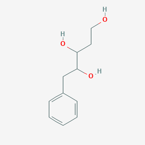 molecular formula C11H16O3 B1261133 5-Phenylpentane-1,3,4-triol 
