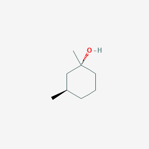 molecular formula C8H16O B12611431 Cyclohexanol, 1,3-dimethyl-, (1R,3R)- CAS No. 646526-29-6