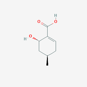 (4R,6S)-6-Hydroxy-4-methylcyclohex-1-ene-1-carboxylic acid