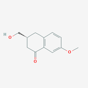 (3R)-3-(Hydroxymethyl)-7-methoxy-3,4-dihydronaphthalen-1(2H)-one