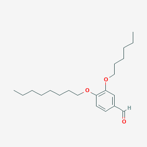 3-(Hexyloxy)-4-(octyloxy)benzaldehyde