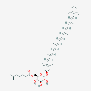 molecular formula C54H80O7 B1261154 Thermocryptoxanthin 