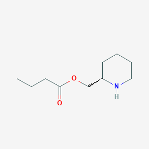 [(2S)-Piperidin-2-yl]methyl butanoate