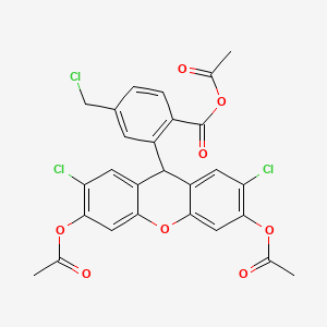 molecular formula C27H19Cl3O8 B1261157 6-CM-H2Dcfda 
