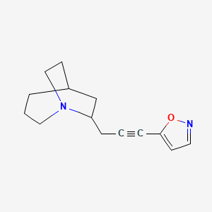 1-Azabicyclo[3.2.2]nonane, 7-[3-(5-isoxazolyl)-2-propynyl]-