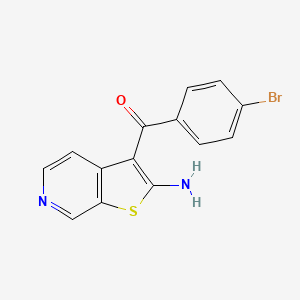 (2-Aminothieno[2,3-c]pyridin-3-yl)(4-bromophenyl)methanone