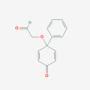 [(4-Oxo[1,1'-biphenyl]-1(4H)-yl)oxy]acetaldehyde