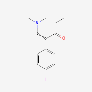 1-(Dimethylamino)-2-(4-iodophenyl)pent-1-en-3-one