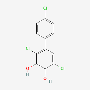 molecular formula C12H9Cl3O2 B12611647 2,4',5-Trichloro-3,4-dihydro[1,1'-biphenyl]-3,4-diol CAS No. 918967-81-4