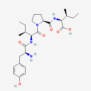 molecular formula C26H40N4O6 B12611651 L-Tyrosyl-L-isoleucyl-L-prolyl-L-isoleucine CAS No. 915224-11-2