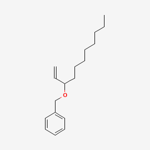 molecular formula C18H28O B12611680 {[(Undec-1-en-3-yl)oxy]methyl}benzene CAS No. 917836-69-2