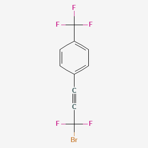 Benzene, 1-(3-bromo-3,3-difluoro-1-propynyl)-4-(trifluoromethyl)-