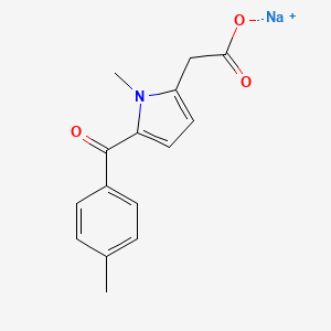 molecular formula C15H14NNaO3 B1261170 Tolmetin sodium CAS No. 35711-34-3
