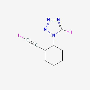 5-Iodo-1-[2-(iodoethynyl)cyclohexyl]-1H-tetrazole