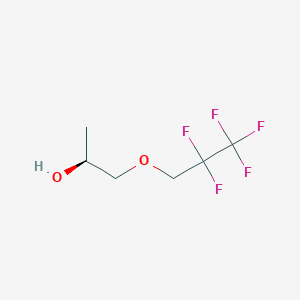 molecular formula C6H9F5O2 B12611716 (2S)-1-(2,2,3,3,3-pentafluoropropoxy)propan-2-ol CAS No. 877762-92-0