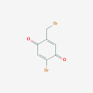 2-Bromo-5-(bromomethyl)cyclohexa-2,5-diene-1,4-dione