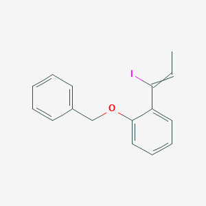 1-(Benzyloxy)-2-(1-iodoprop-1-en-1-yl)benzene