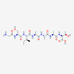 Glycyl-L-seryl-L-isoleucyl-L-alanyl-L-alanyl-L-alanyl-L-threonine