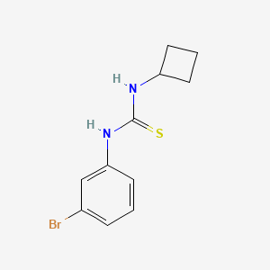 molecular formula C11H13BrN2S B12611794 1-(3-Bromophenyl)-3-cyclobutylthiourea CAS No. 885266-87-5