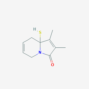 1,2-Dimethyl-8a-sulfanyl-8,8a-dihydroindolizin-3(5H)-one