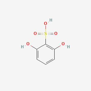 molecular formula C6H6O5S B1261185 2,6-Dihydroxybenzenesulfonic acid 