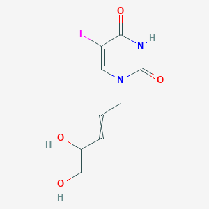 1-(4,5-Dihydroxypent-2-en-1-yl)-5-iodopyrimidine-2,4(1H,3H)-dione