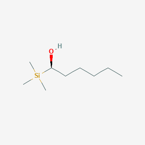 molecular formula C9H22OSi B12611897 (1R)-1-(Trimethylsilyl)hexan-1-OL CAS No. 648428-50-6