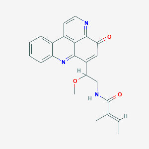 molecular formula C23H21N3O3 B1261190 囊胞素 G 