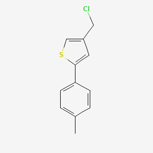 4-(Chloromethyl)-2-(4-methylphenyl)thiophene