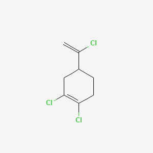 1,2-Dichloro-4-(1-chloroethenyl)cyclohex-1-ene