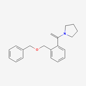 1-[1-(2-Benzyloxymethyl-phenyl)-vinyl]-pyrrolidine