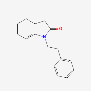 3a-Methyl-1-(2-phenylethyl)-1,3,3a,4,5,6-hexahydro-2H-indol-2-one