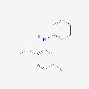 molecular formula C15H14ClN B12611929 5-Chloro-N-phenyl-2-(prop-1-en-2-yl)aniline CAS No. 918163-06-1