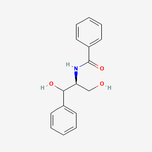 molecular formula C16H17NO3 B12611945 N-[(2S)-1,3-Dihydroxy-1-phenylpropan-2-yl]benzamide CAS No. 920277-47-0