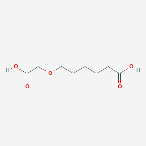 molecular formula C8H14O5 B1261196 6-(羧甲氧基)己酸 