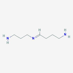 molecular formula C7H17N3 B1261198 脱氢精胺 CAS No. 87556-53-4