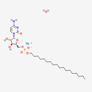 molecular formula C27H51N3NaO9P B1261199 Cytarabine ocfosfate hydrate CAS No. 116459-64-4