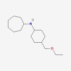 N-[4-(ethoxymethyl)cyclohexyl]cycloheptanamine