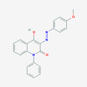 3-[2-(4-Methoxyphenyl)hydrazinylidene]-1-phenylquinoline-2,4(1H,3H)-dione