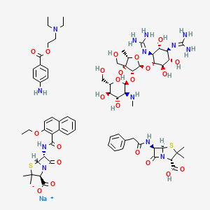 molecular formula C71H100N13NaO23S2 B1261202 Nafpenzol D.C. CAS No. 80186-84-1