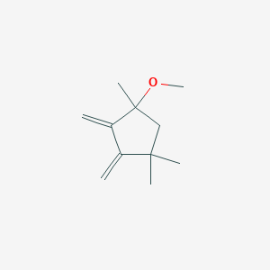 molecular formula C11H18O B12612038 1-Methoxy-1,4,4-trimethyl-2,3-dimethylidenecyclopentane CAS No. 917833-42-2