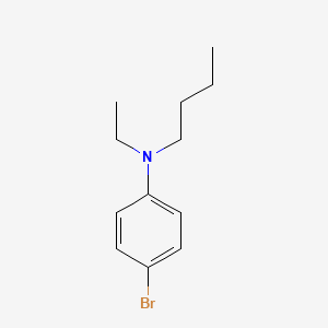 molecular formula C12H18BrN B12612043 4-Bromo-N-butyl-N-ethylaniline CAS No. 917870-82-7