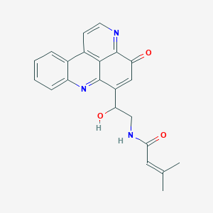 molecular formula C22H19N3O3 B1261207 囊胞霉素 D 